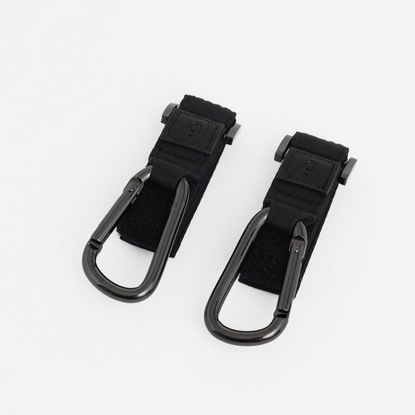 The Arrived Pram Clips - Black/Gunmetal - Arrived Bags