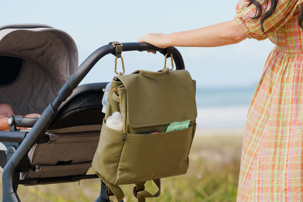The Arrived Pram Clips - Olive - Arrived Bags