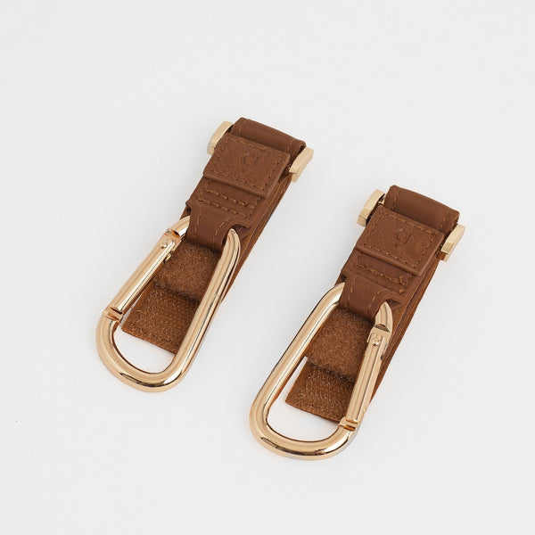 The Arrived Pram Clips - Tan - Arrived Bags