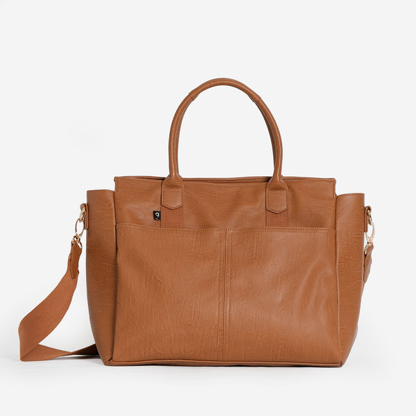 The Hayes Baby Bag Tote - Tan - Arrived Bags