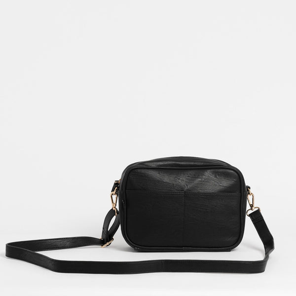 The Hayes Crossbody Baby Bag - Black - Arrived Bags