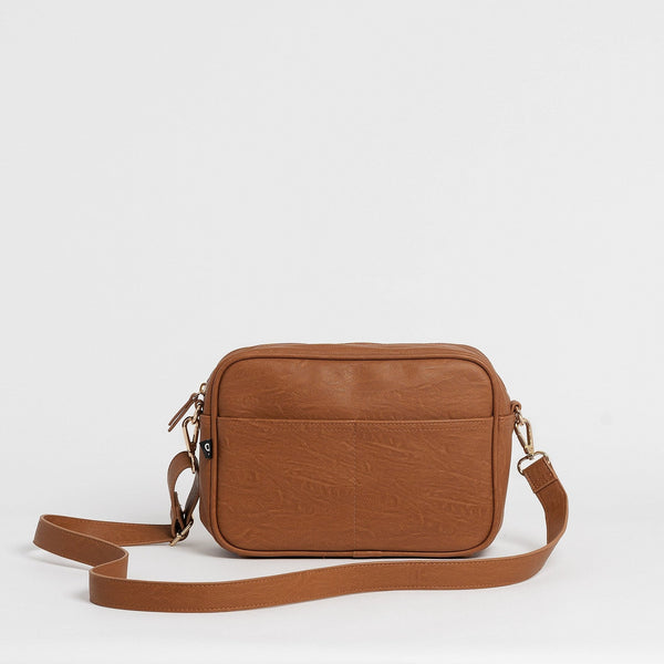 The Hayes Crossbody Baby Bag - Tan - Arrived Bags