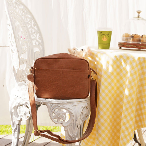 The Hayes Crossbody Baby Bag - Tan - Arrived Bags