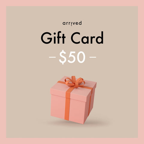 $50 Gift Card - Arrived Bags