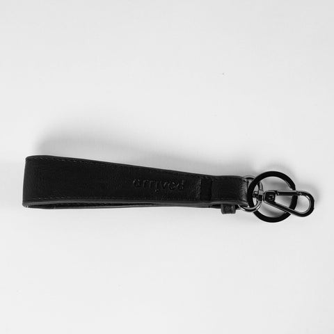 The Arrived Keyring - Black with Gunmetal Hardware - Arrived Bags