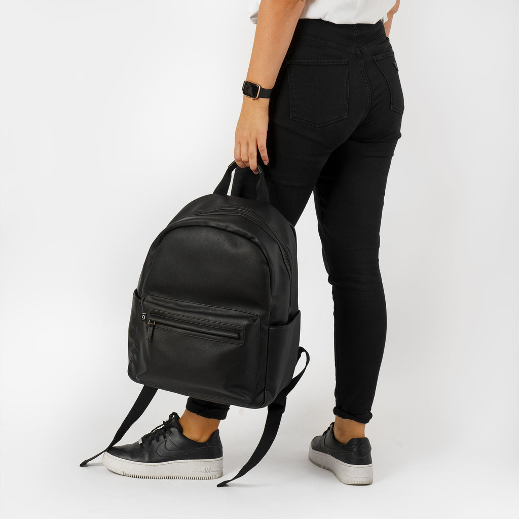 The Bea Baby Bag Backpack – Black - Arrived Bags