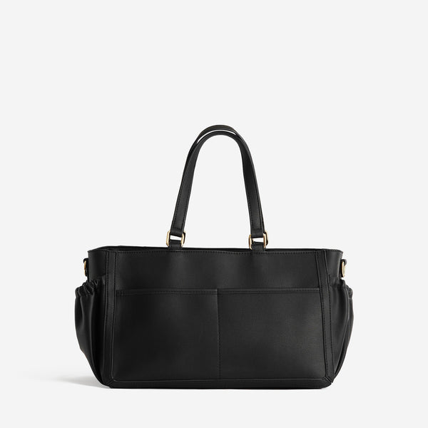 The Bea Pram Caddy Baby Bag – Black - Arrived Bags