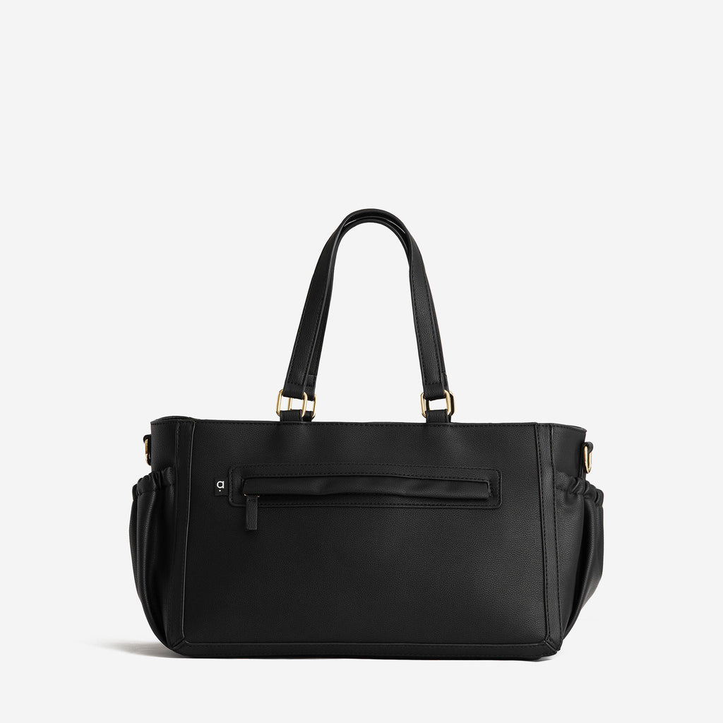 The Bea Pram Caddy Baby Bag – Black - Arrived Bags