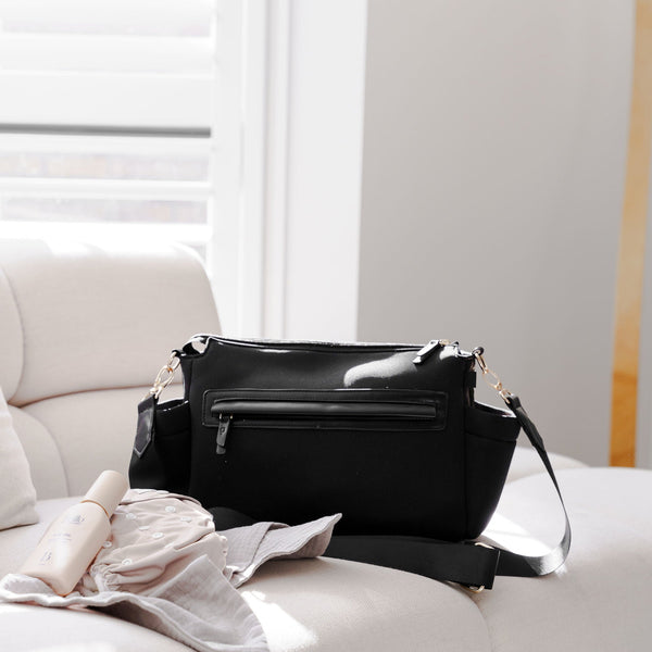The Dolly Pram Caddy Baby Bag – Black - Arrived Bags
