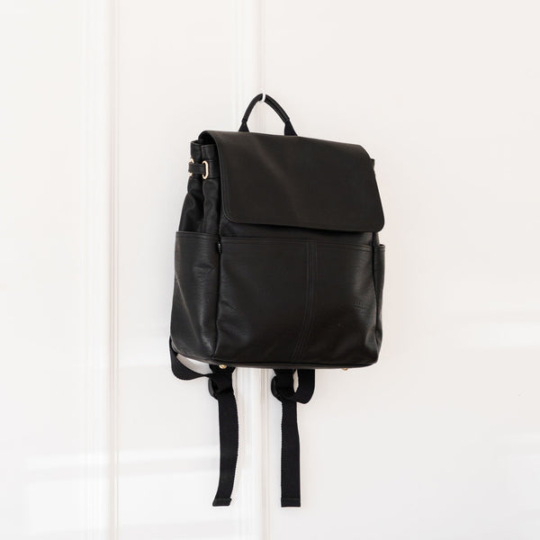 The Hayes Baby Bag Backpack - Black - Arrived Bags