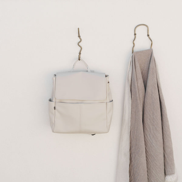 The Hayes Baby Bag Backpack - Ivory - Arrived Bags