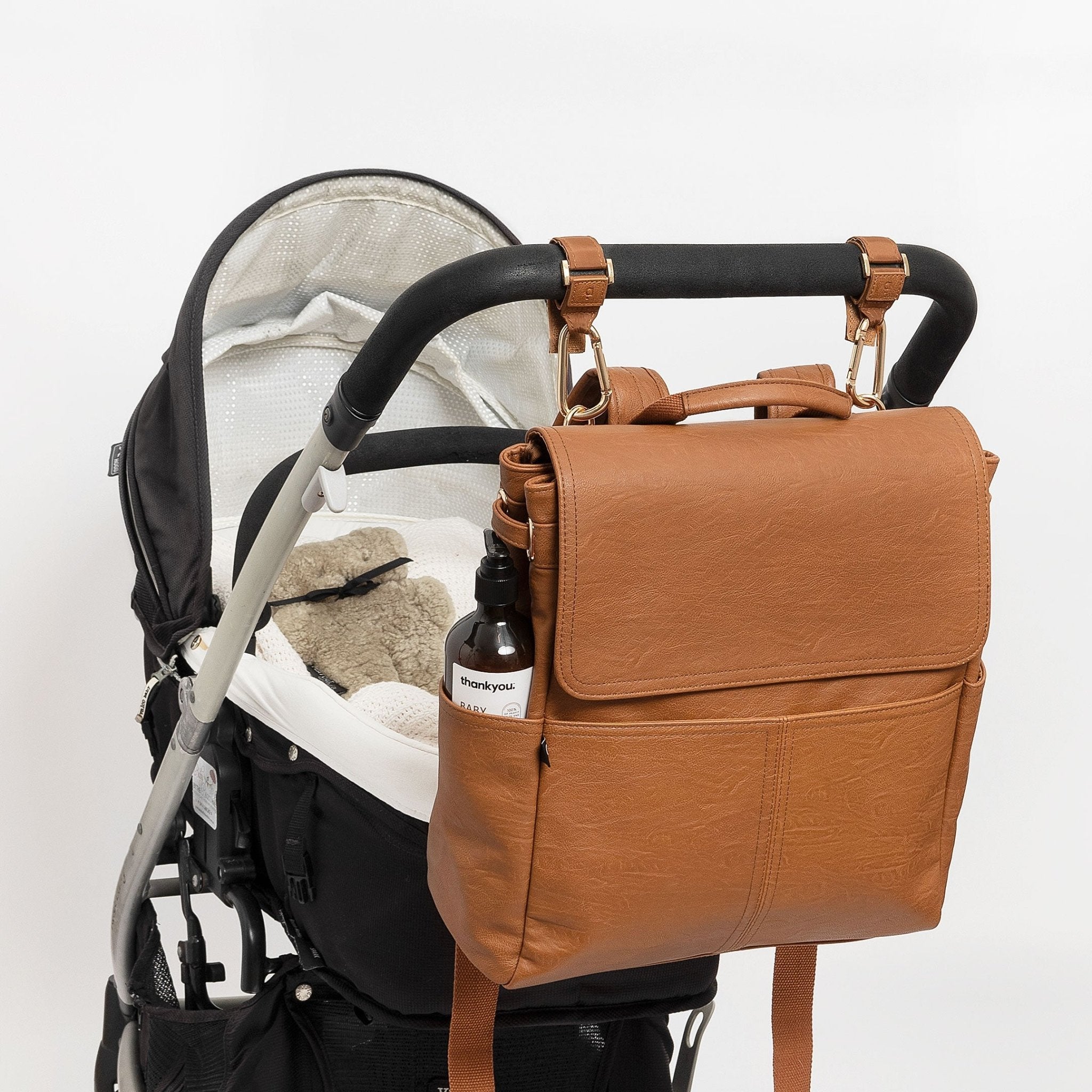 The Hayes Baby Bag Backpack Tan Arrived Bags