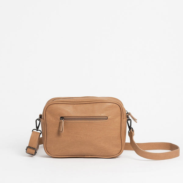 The Hayes Crossbody Baby Bag - Cappuccino - Arrived Bags