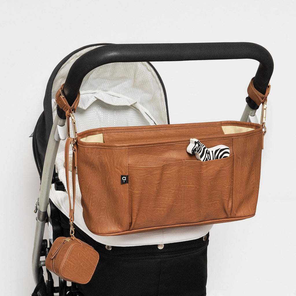 The Hayes Pram Caddy - Tan - Arrived Bags