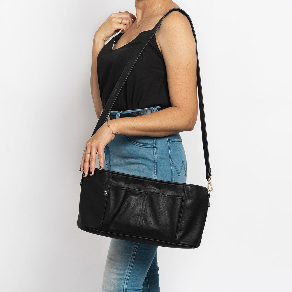The Hayes Tote Parent Pack - Black - Arrived Bags