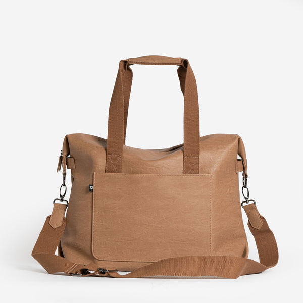 The Hilton Carryall Baby Bag in Cappuccino - Arrived Bags