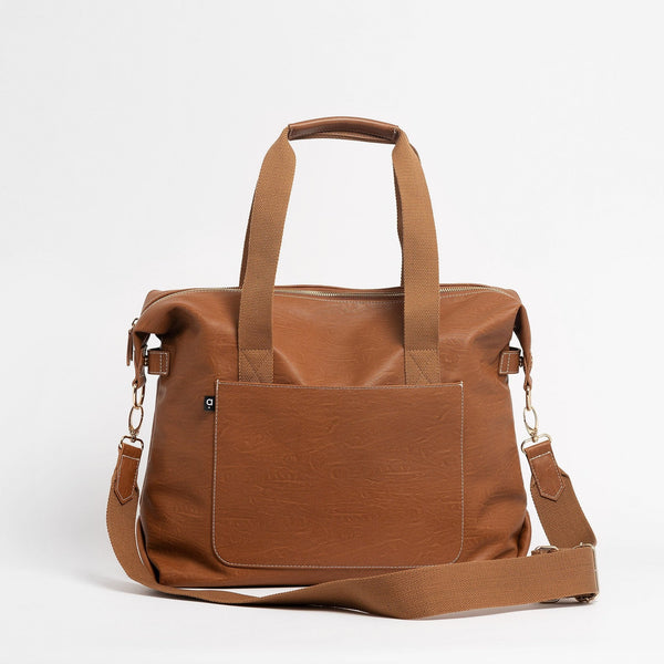 The Hilton Carryall Baby Bag in Tan - Arrived Bags